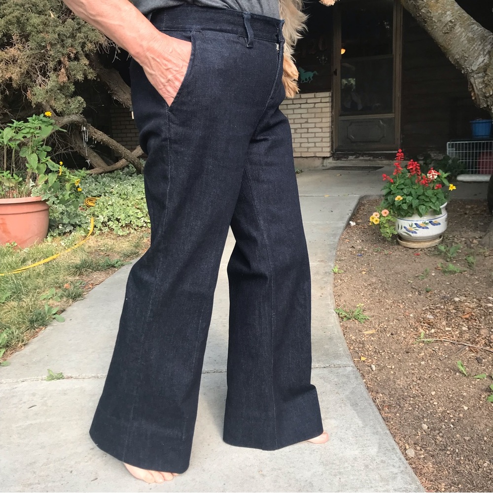 Ralph Lauren High Waisted Flare Dark Denim Jeans